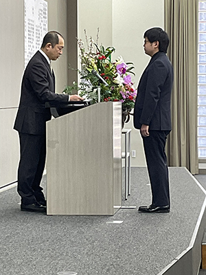 卒業証書授与風景3