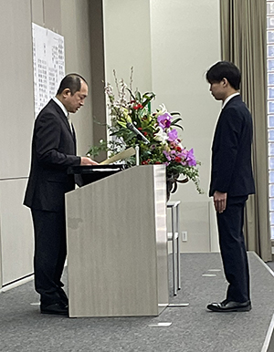 卒業証書授与風景6